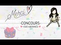 Concours  500 abonns  cadeaux pour vous 