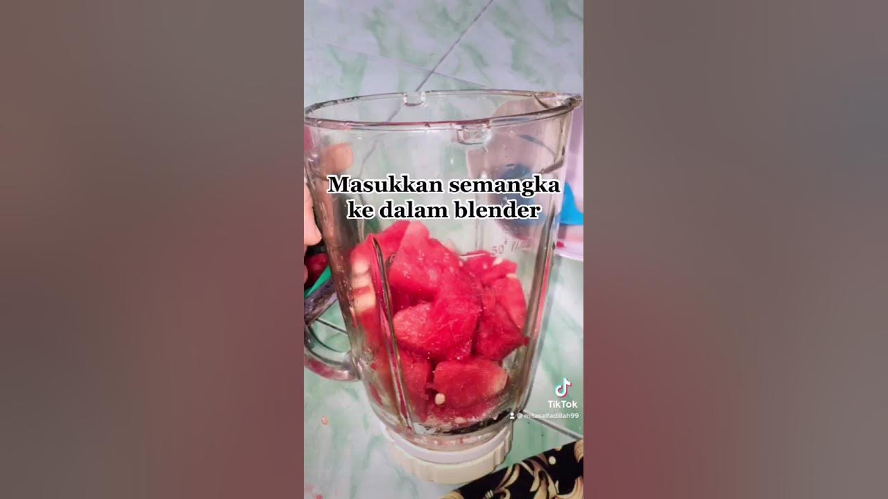 Cara Membuat jus semangka yang enak dan segar 🍉😋