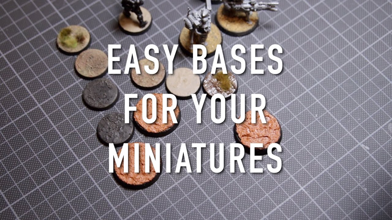 How to Easily Improve Your Miniature Bases - My Favorite Tips