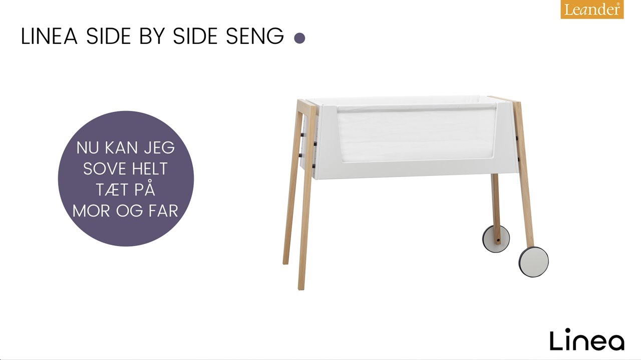 leander bedside crib