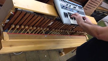 Mechanical Xylophone with MIDI - Reiterating mode