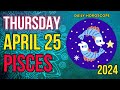 Pisces ♓ 🤩 𝐍𝐨𝐭𝐡𝐢𝐧𝐠 𝐂𝐚𝐧 𝐒𝐭𝐨𝐩 𝐘𝐨𝐮 𝐍𝐨𝐰 🤸‍♀️ Horoscope For Today April 25, 2024 | Tarot
