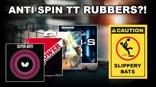 What are Anti Spin Table Tennis Rubbers and which are the best?