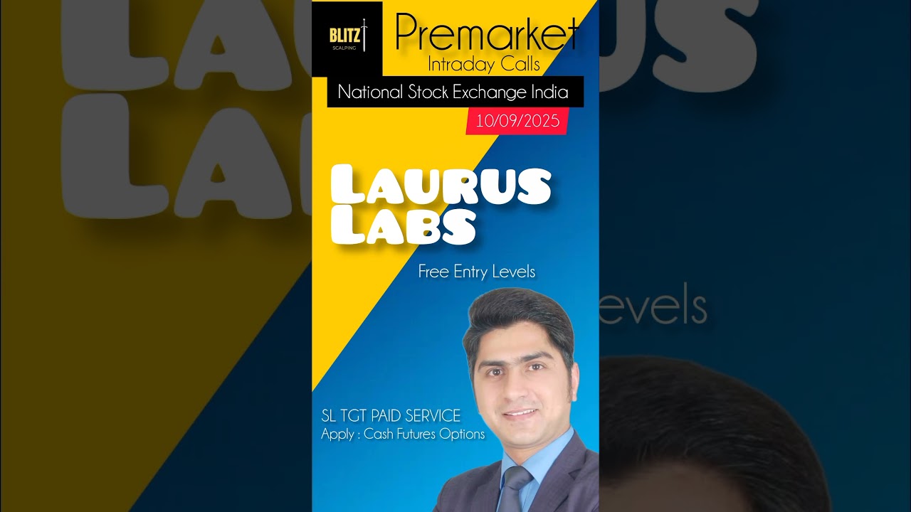 Laurus Labs intraday tip 10/9/2025 nse india