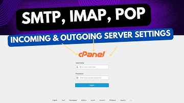 cPanel SMTP Settings | IMAP, POP3 Server Settings for Outlook & Mobile Devices | Iphone & android