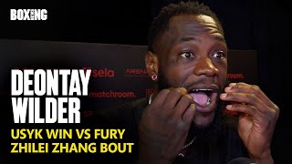 'Usyk Was Robbed Of KO!'  Deontay Wilder Reacts To FuryUsyk