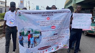 END CHILD LABOUR NOW! OGUN STATE ROAD WALK 2025.
