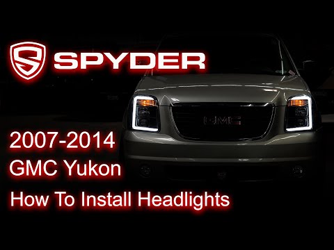 Spyder Auto Installation: 2007-2014 GMC Yukon Headlights