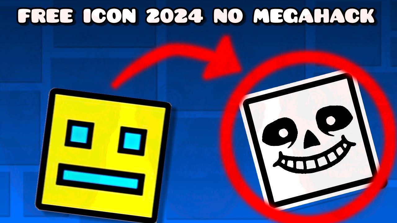 GEOMETRY DASH | HOW TO GET FREE ICONS 2024 (NO MEGA HACK] - YouTube