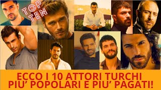 Ecco La Top Ten - I 10 Attori Turchi Piu Popolari E Piu Pagati