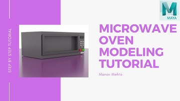 Microwave Oven Modeling Tutorial in 3D Maya I 14 Min I Lets Animate #10