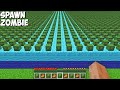 What if you SPAWN BILLION ZOMBIES AT THE SAME TIME in Minecraft ! BIGGEST ZOMBIE ARMY !