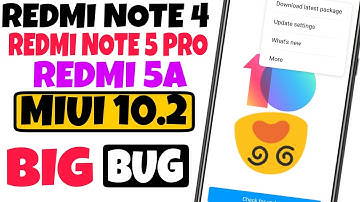 Redmi Note 4 | MIUI 10.2.3.0 | BIG BUG | No Update Package | Solution | Ft. TNVJ
