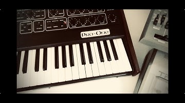 Sequential circuits Pro-One + Roland TR-808 + Roland SH 101 techno session