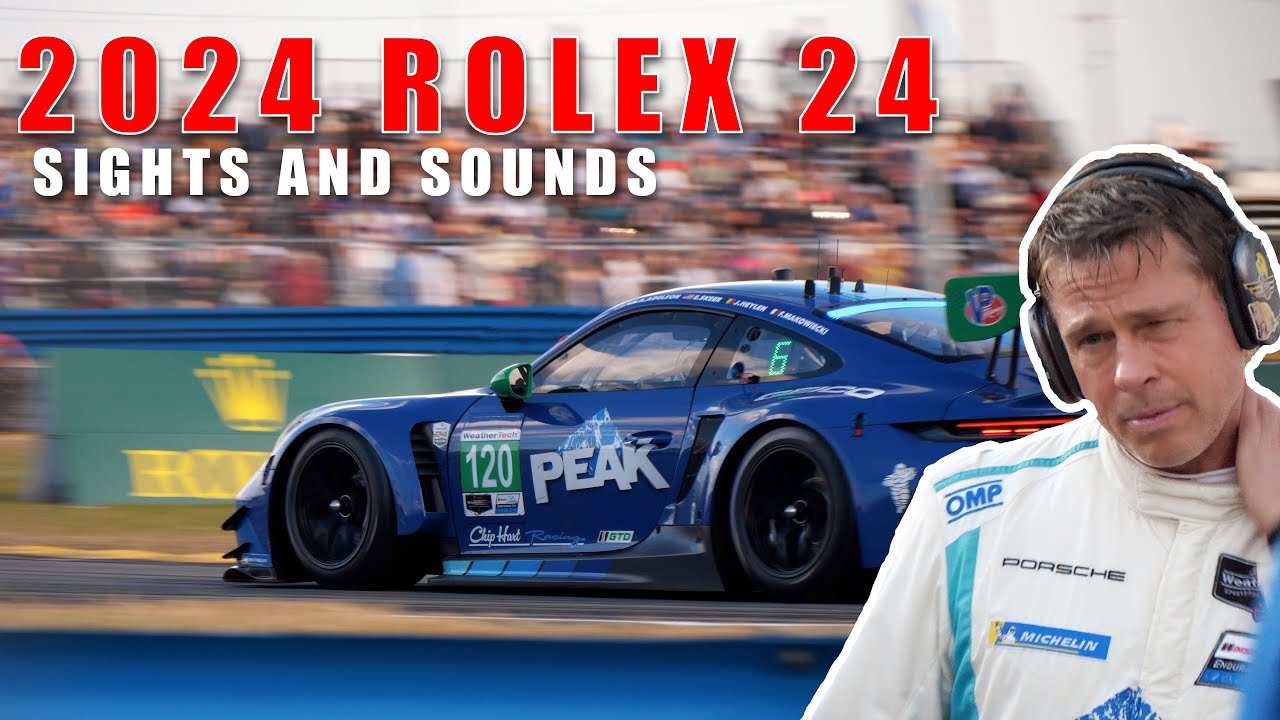 2024 Rolex 24 at Daytona | Sights and Sounds, Pitstops, Brad Pitt, Mustang GT3 & more 