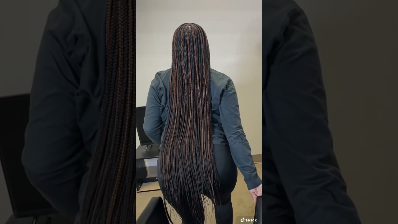 Colors #4 & #30 Medium Knotless Braids