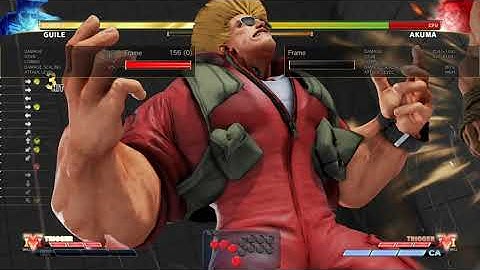 Guile Flash Kick Corner Combo Damage