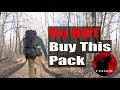 Don't Buy This Backpack - AmazonBasics Hiking Backpack