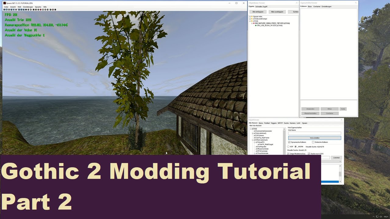 Gothic 2 Modding Tutorial Part 2 - VOBs und INI-Datei - YouTube