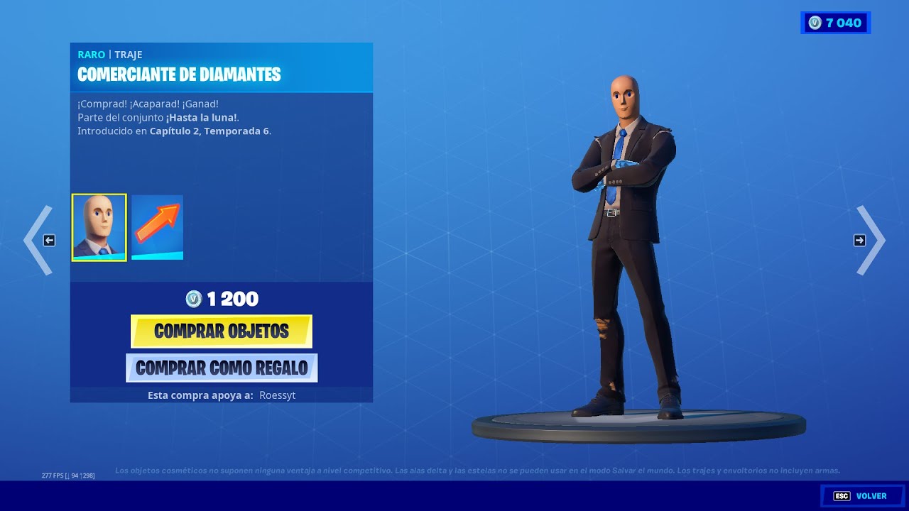 NUEVA SKIN *COMERCIANTE DE DIAMANTES* NUEVA TIENDA FORTNITE HOY 1 de ABRIL del 2021! -RoEssYT - YouTube