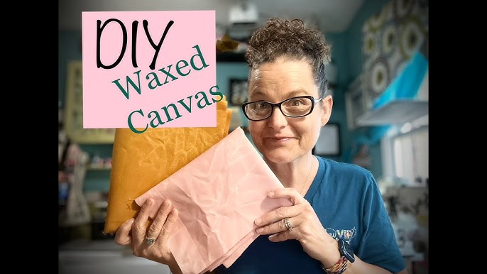 How to make waxed canvas at home, HOW TO WAX CANVAS FABRIC