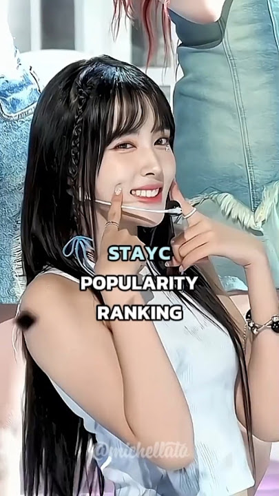 Stayc Popularity Ranking #kpop #fyp #shorts #stayc #yoon #sieun #isa #seeun #sumin