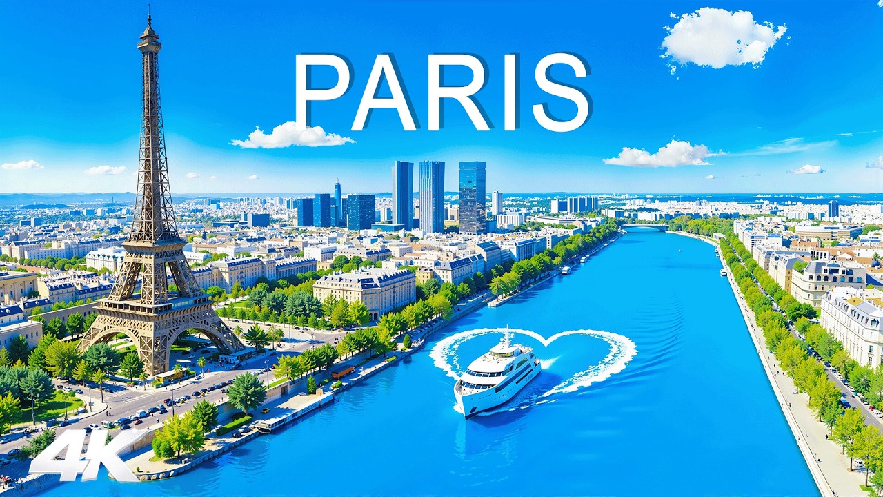[4K] Paris 🇫🇷 Eiffel Tower & Seine River | Timeless Romance and Iconic City Views