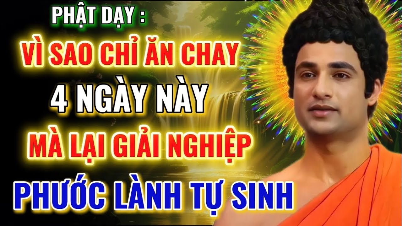 Ăn Chay 4 Ngày Này Trong Tháng – Phước Báu Cả Đời Tự Mở , Ăn Chay Đúng Thời - Giải Nghiệp Tận Gốc