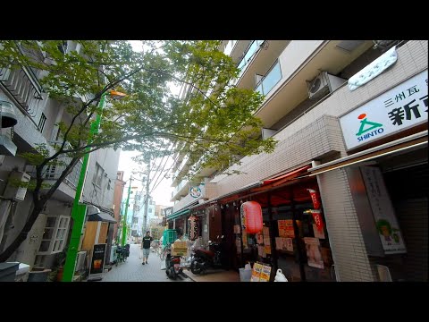 20230930タイムラプス東高円寺ニコニコロード 6.4倍速・6 times speed round Higashi-kouenji Nikoniko-road trip Tokyo JAPAN