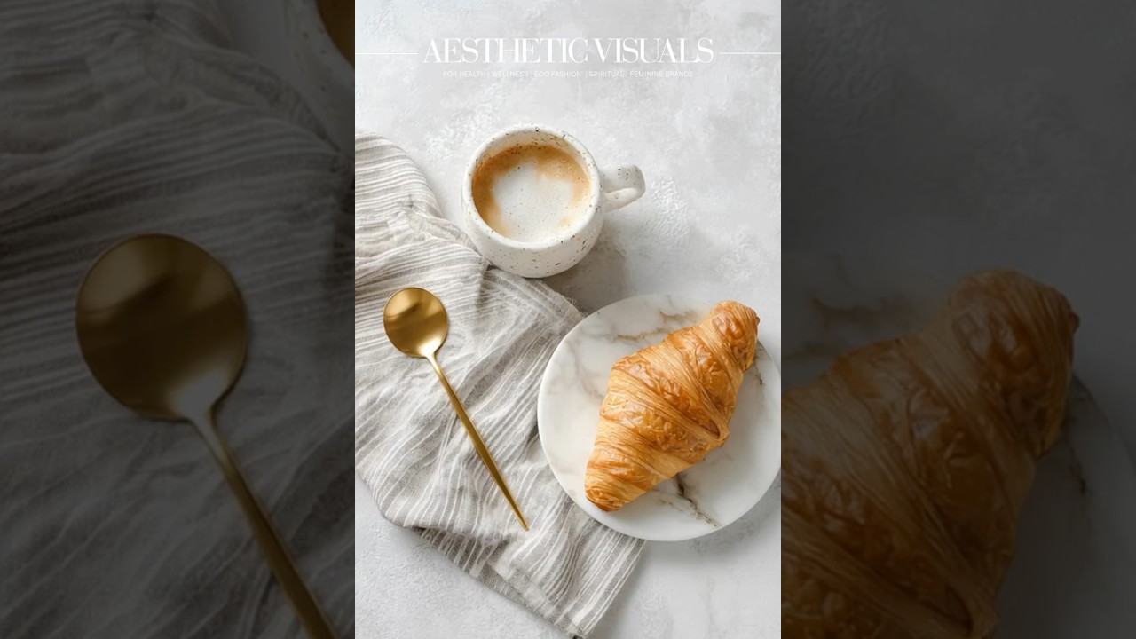 AI Aesthetic Studio | Delicate Coffee AI Stock Images for Wellness & Luxury 🤍