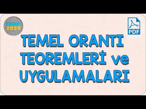 Temel Orantı Teoremleri ve Uygulamaları | Kamp2020