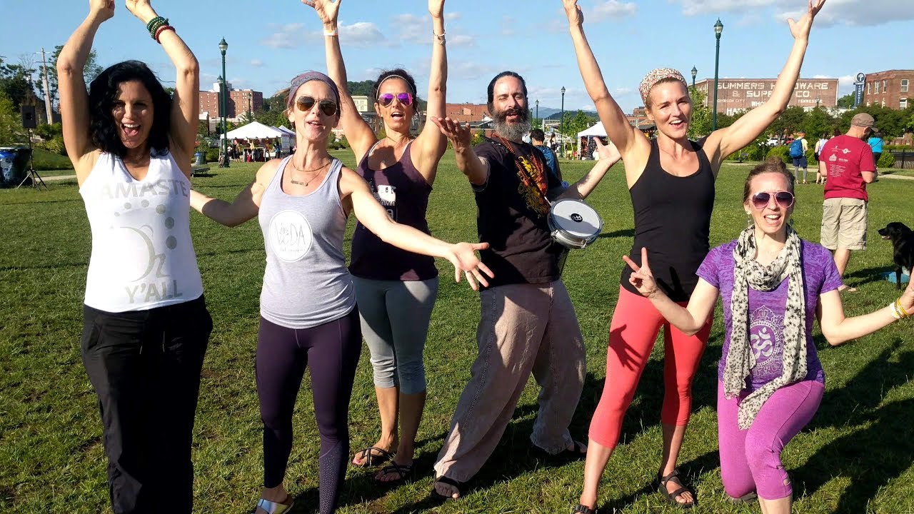 Breathe : Great Day Of Yoga - Founders Park - Johnson City, Tn. - YouTube