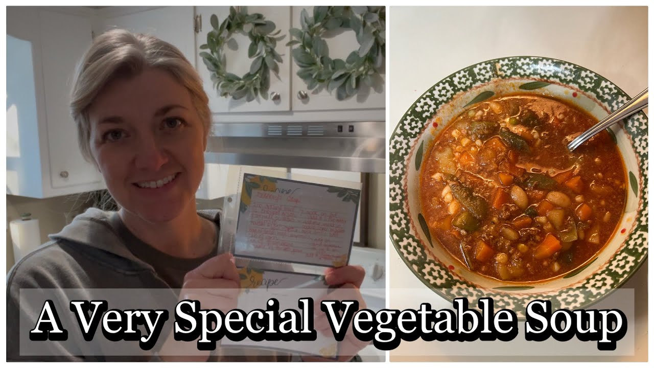 My Granny's Vegetable Beef Soup Recipe - YouTube