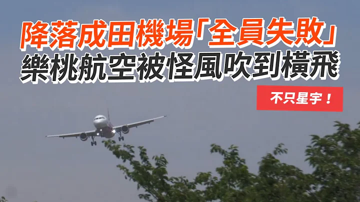 降落成田機場「全員失敗」　樂桃航空被怪風吹到橫飛｜日本東京｜星宇航空｜班機延誤 - 天天要聞