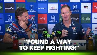 'Great character by all the boys!' Holbrook praises Knights' bravery 🔥 | Knights Press Conference