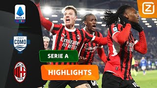 LATE COMEBACK MET HEERLIJKE TREFFERS! 😍💥 | Como vs Milan | Serie A 2024/25 | Samenvatting