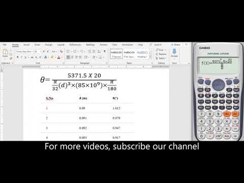 How to use Table Function of a Scientific Calculator | Easiest Way | ahfa experto