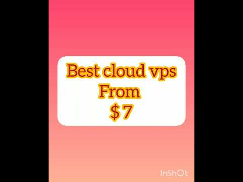 Best cloud vps from $ 7