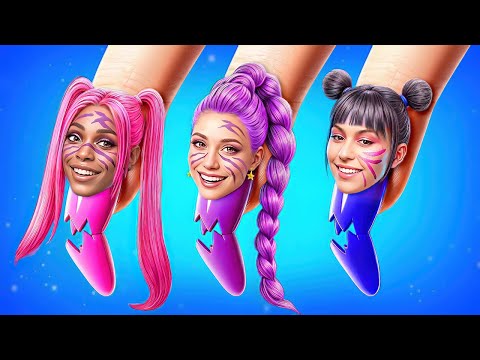 ¡Cambio de imagen de las cazadoras de demonios del K-pop! ¡Rumi, Mira, Zoey se convierten en ídolos!