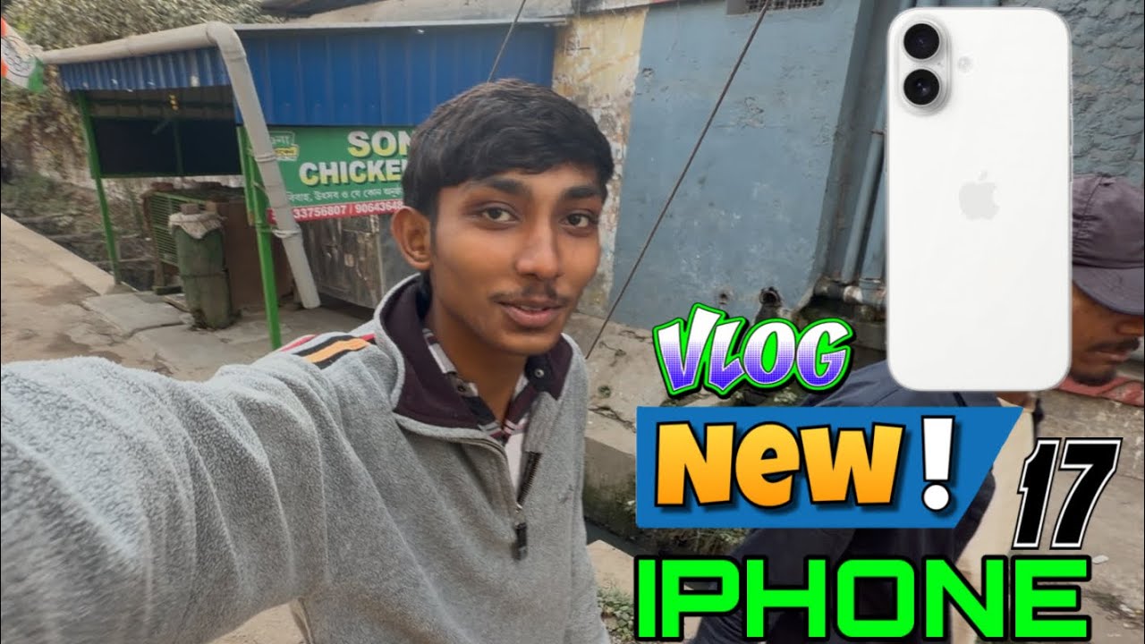 First vlog my new iPhone 17 😃 - YouTube