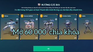 War robots | Những vật phẩm xịn khi mở rương chợ đen có tỉ lệ ra như thế nào ? ,mở 60000 chìa khóa 😁