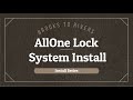 AllOne Lock Install
