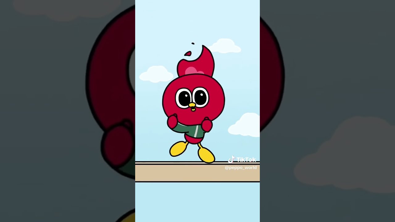 Funny Guy Bird Play Squid Game Jump Rope 