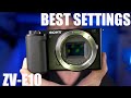 Best Video Settings - Sony ZV-E10