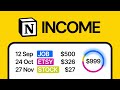 Build a Notion Income Tracker from Scratch (Finance Tracker in Notion)