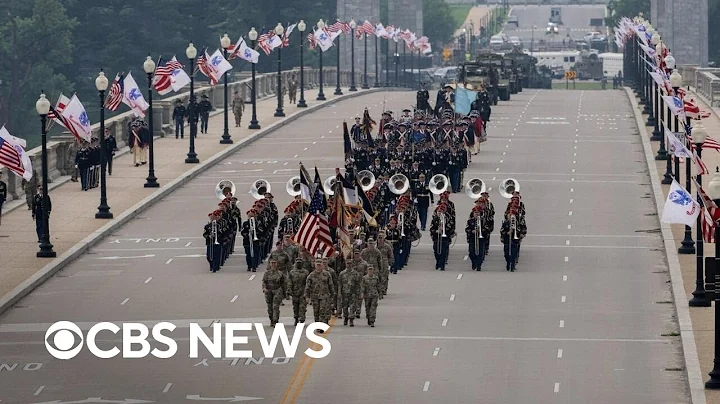 U.S. Army 250th anniversary parade beginning in Washington, D.C.