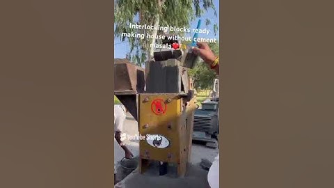 Hydraform Interlocking Blocks Machines. House Construction Without Cement Mortar Call @ 9312578095