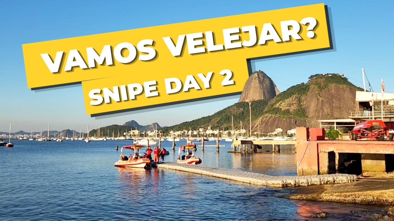 ⁣Veleiro snipe é um foguete na água! Snipe Day#2