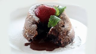 Today i'm sharing with you a dessert recipe to make these chocolate
lava cakes. it's warm cake centre which melts out when ...