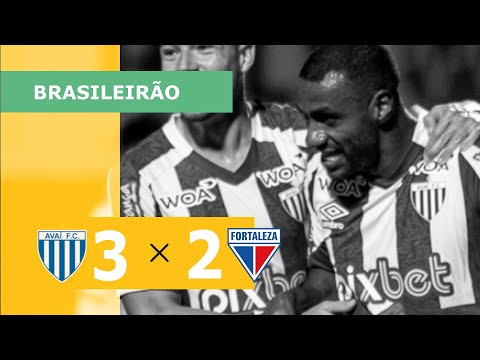 Avaí 3 x 2 Fortaleza - Gols - 16/06 - Campeonato Brasileiro 2022